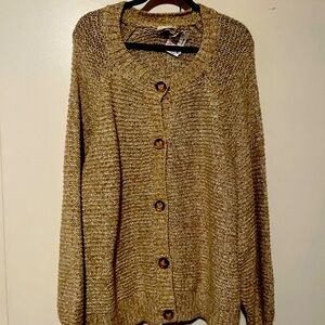 Simply knitted Botton down sweater